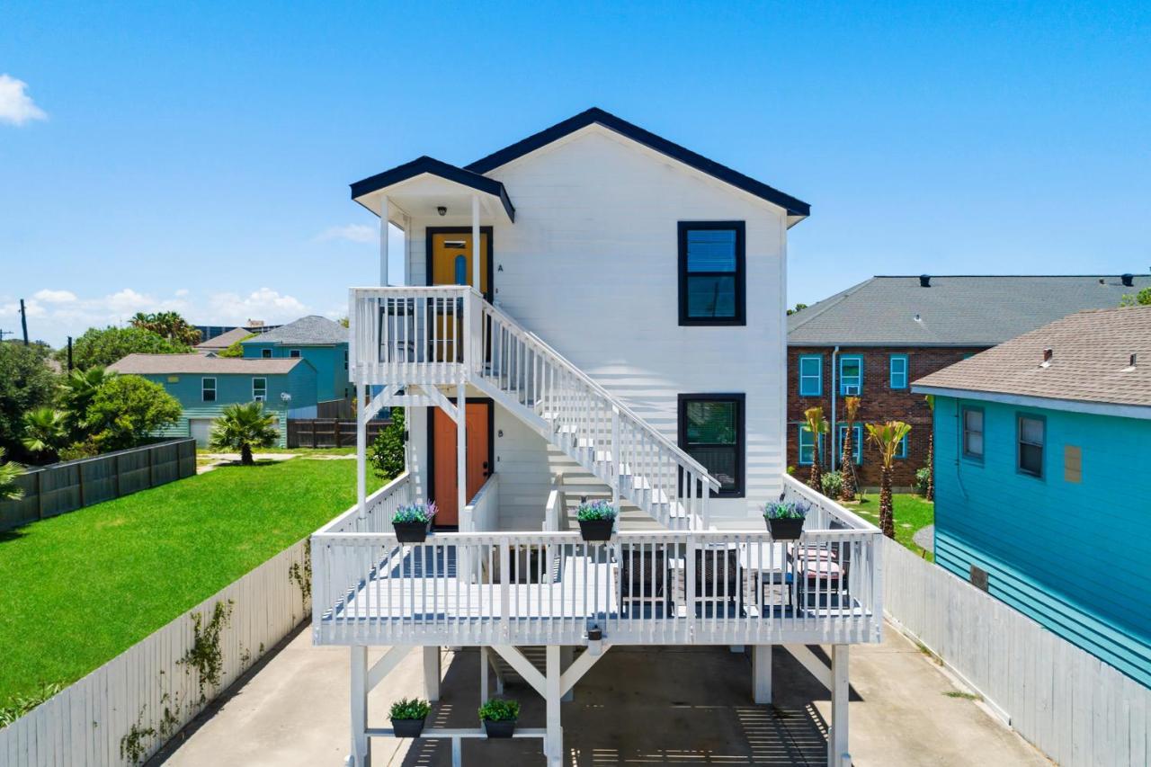 Villa Soleil House - Unit D à Galveston Extérieur photo